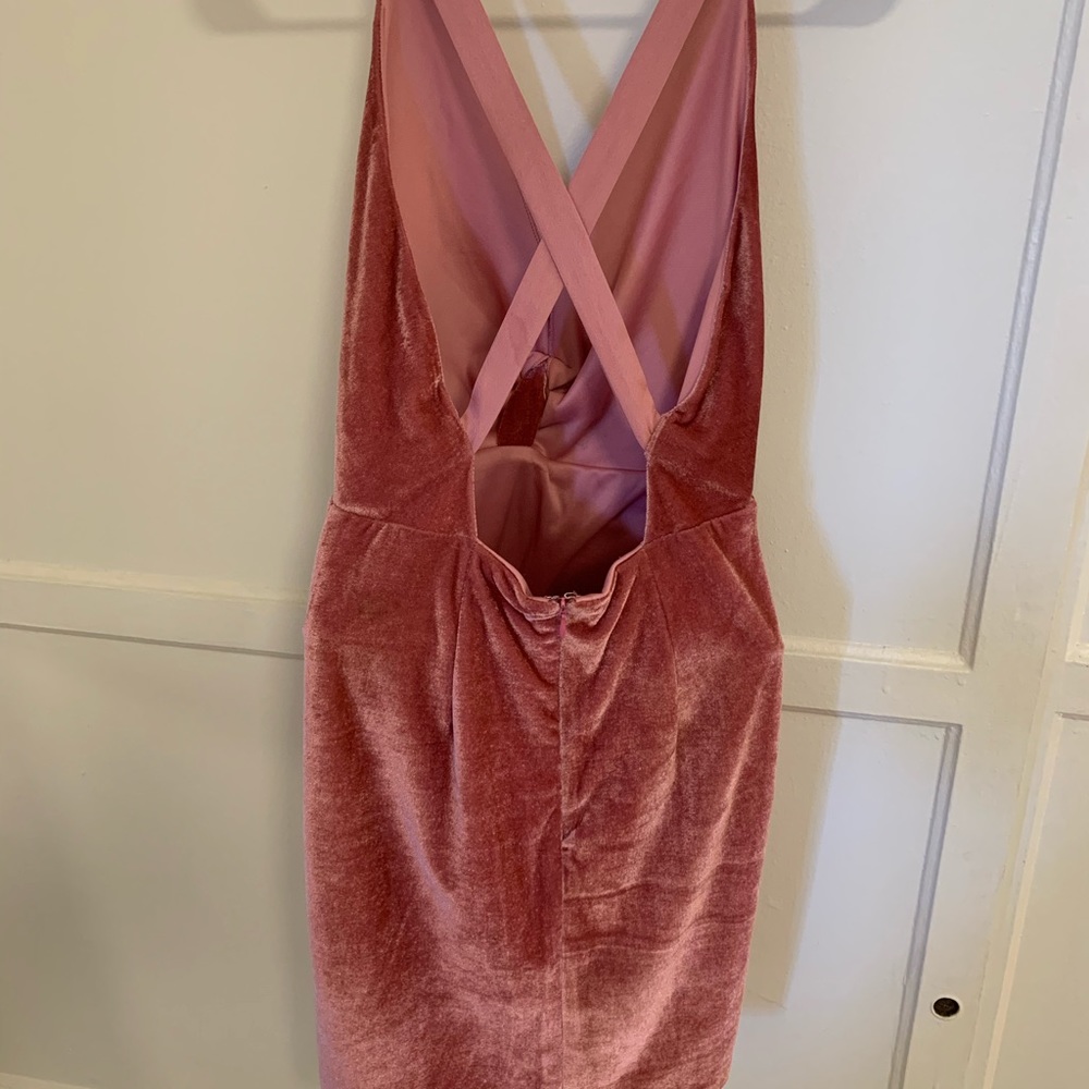 Crushed Velvet Party Dress